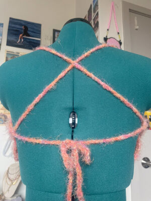 peach butterfly top