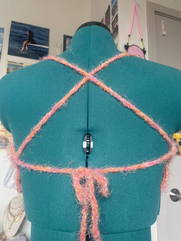peach butterfly top