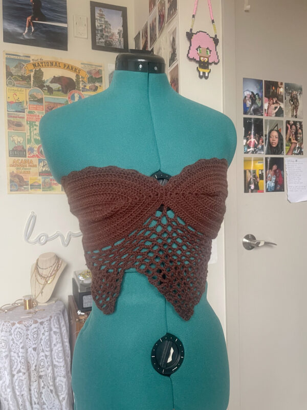 Brown corset top - Image 4